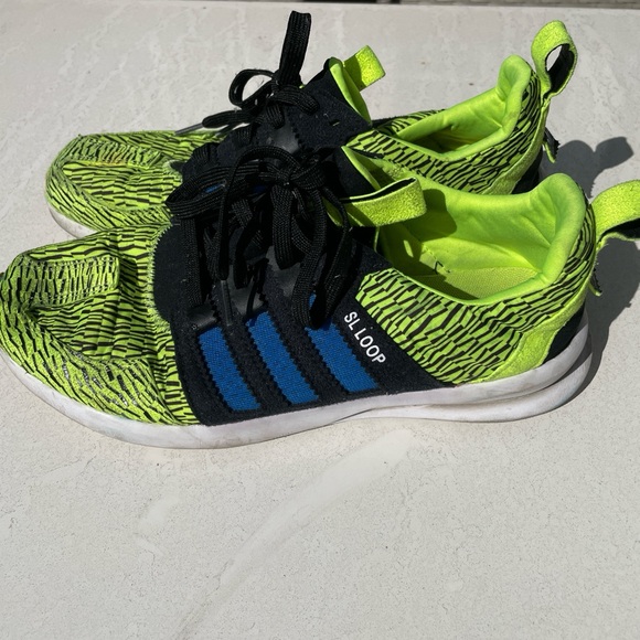 adidas Other - Neon Green SL Loop Athletic Sneakers